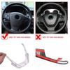 For BMW X3 X4 X5 F15 F25 F26 2014 2015 2016 Car Interior Steering Wheel Frame Cover Decoration Trim
