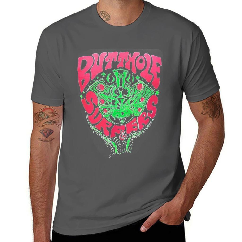 Butthole Surfers Tshirt Casual Street Style Short Sleeve Tee Tshirt