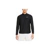 Nike T Shirts Men's Black Stand Collar Moderate Straight Fit CV2868-010