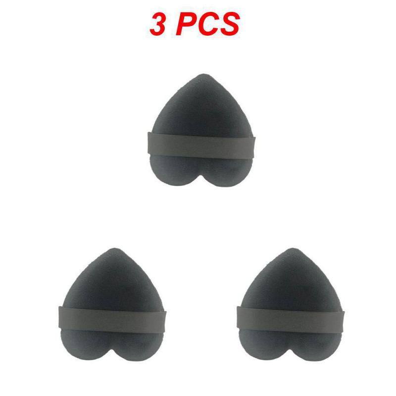 1/2/3PCS Heart-shaped Velvet Facial Face Makeup Puff Cosmetic Makeup Cotton Sponge Puffs Make Up Tools