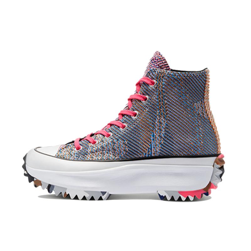 

Converse Run Star Hike Stylish and Comfortable Mid-Top Canvas Unisex Multicolor 36