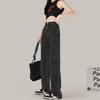Jeans Women's Straight Tube Loose High Waist Summer 2025 New Versatile Drape Wide Leg Floor Trousers