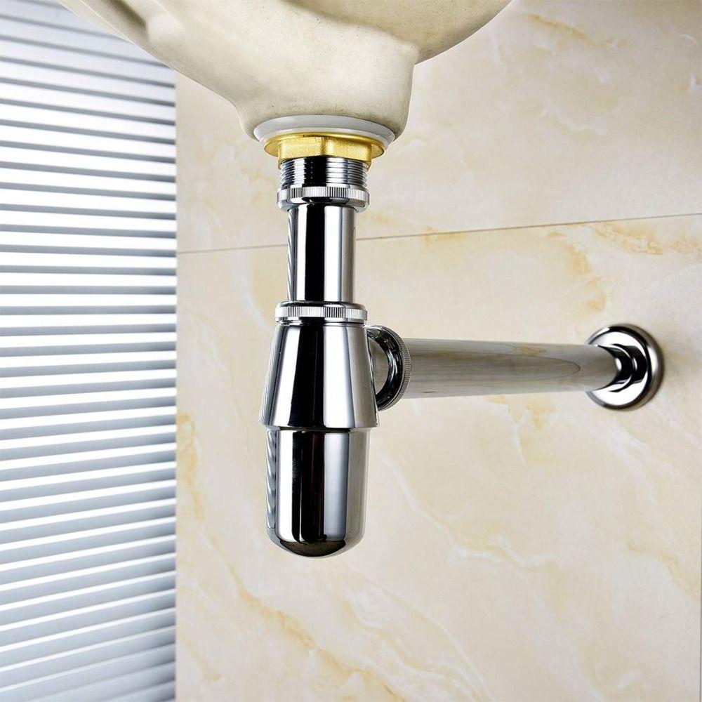 Zinc Zinc Zinc Alloy Bottle Trap Deodorant Type Without Overflow Sink Waste Trap Drain Kit  Kitchen