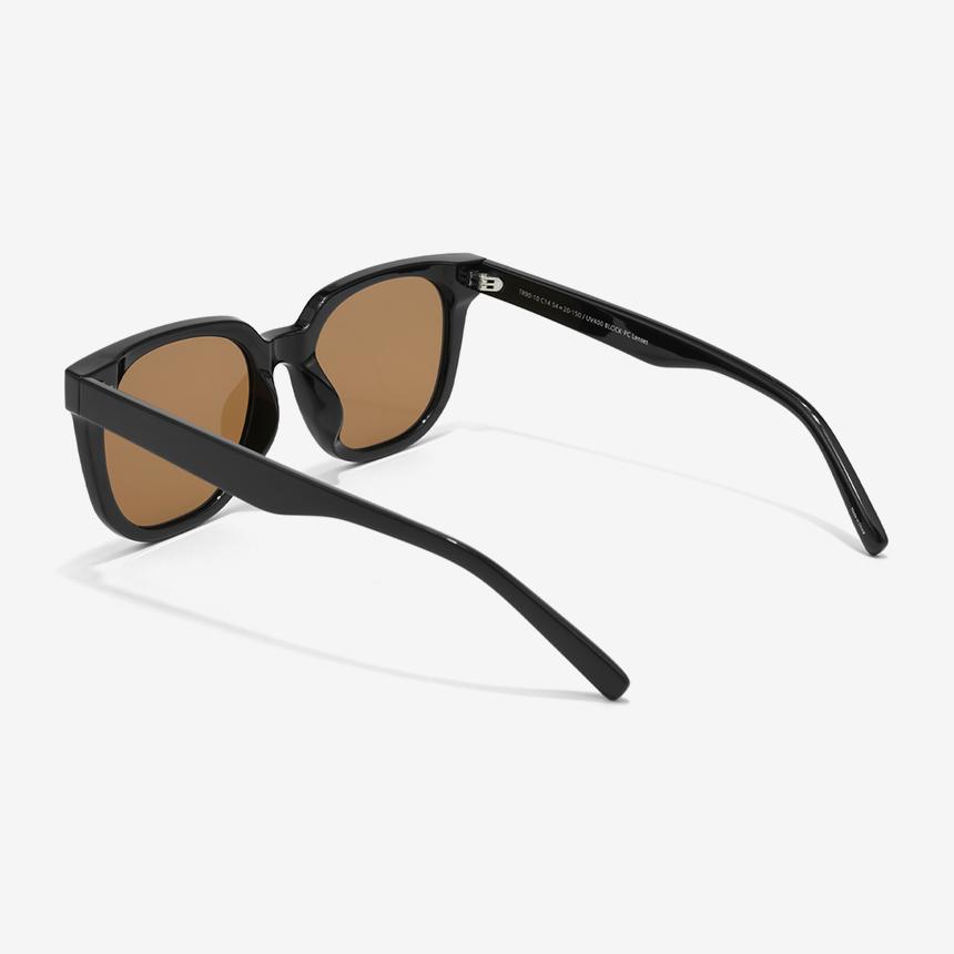 Seutailwokeu Classic Square Sunglasses Style Work Tr90-10 C14_Tint Unisex Horn-Rimmed Daily