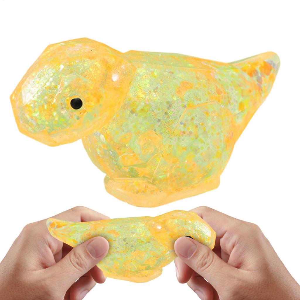 Festive Dinosaur Squeeze Fidget Toys  Playsets, Soft Pinching Decompression Tool for Home, Office and Holiday Relaxation