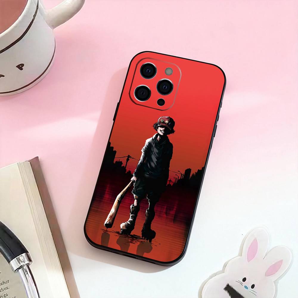 Anime Paranoia A-Agent  Phone Case For iPhone 17,16,15,14,13,12,11 Plus,Pro Max,Soft Silicone Black Cover