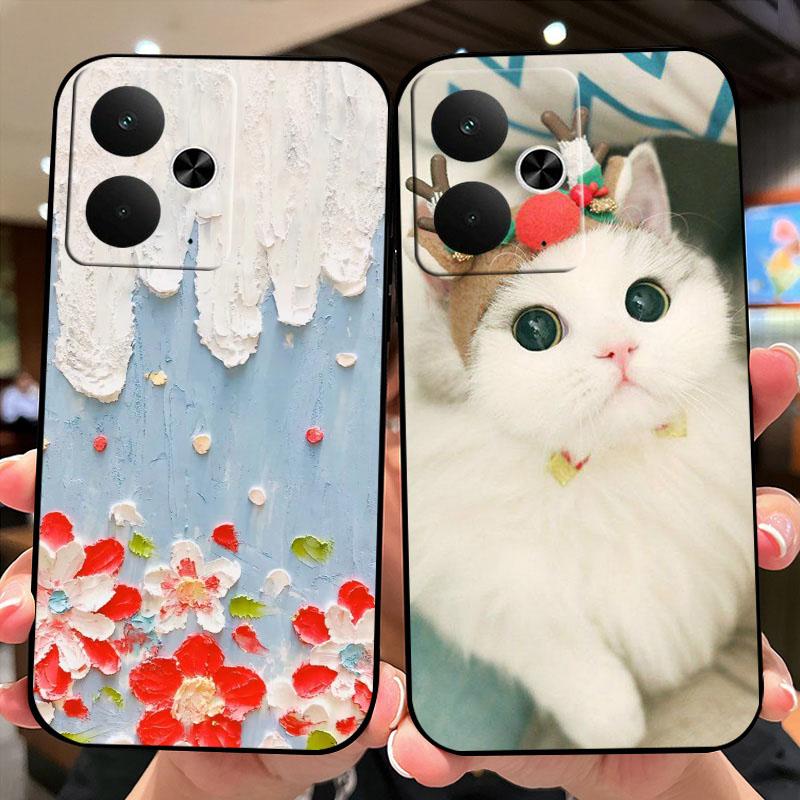 For Realme 14T 5G Case For Realme14T Phone Case Cover RMX5078 Shockproof Silicone Soft TPU Bumper 14 T Protective Matte Shell
