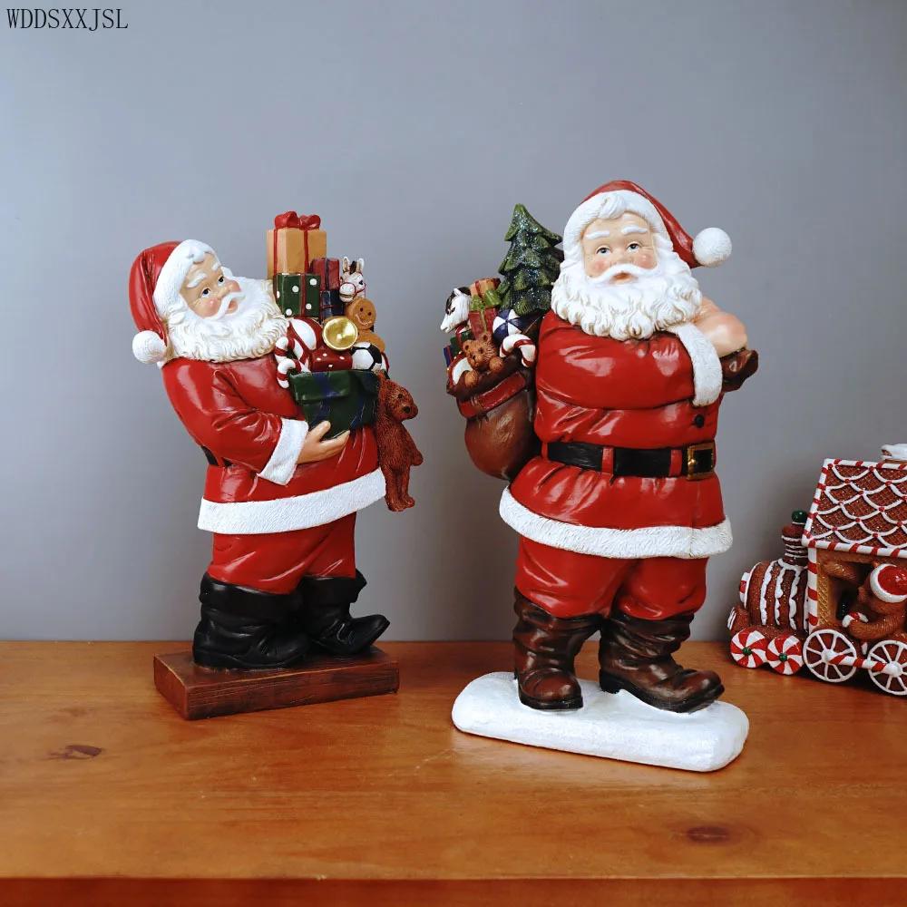  Decorațiune Creativă de Crăciun Decorațiune Luminoasă Moș Crăciun Artizanat din Rășină Păpușă Om de Zăpadă Petrecere de Sărbători Decorațiune pentru Casă