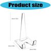 Portable Small Acrylic Easels Stand for Picture Frames and Decorative Plates Suitable for Event and Exhibitions