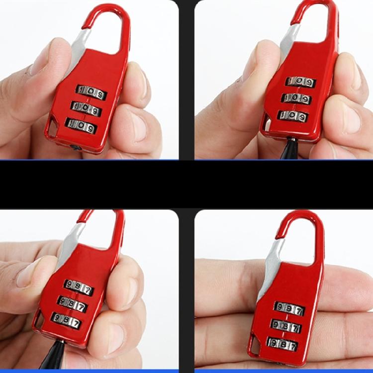 3 Digit Combination Padlock Mini Lock for School Gym Home Tool Box and Storage
