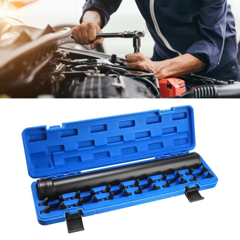 Hochbelastbares Spurstangenschlüssel-Set Reparaturwerkzeugset Professionelles Lenkstockhebel-Schlüsselset für Fahrgestellwartung