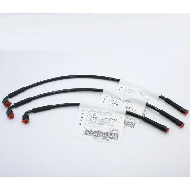 Part2 Black 3AN -3 Stainless Braided Brake Line Clutch Flexible Tube Fuel Turbo Hose Freno Tubi Universal Hydraulic -03 Hose