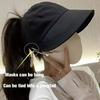 Cappello da Sole da Donna Cappello Asciugatura Rapida Cappello Estivo Vuoto Pieghevole da Donna Migliorato Può Appendere la Maschera Visiera da Esterno Sottile Cappello Parasole Asciugatura Rapida
