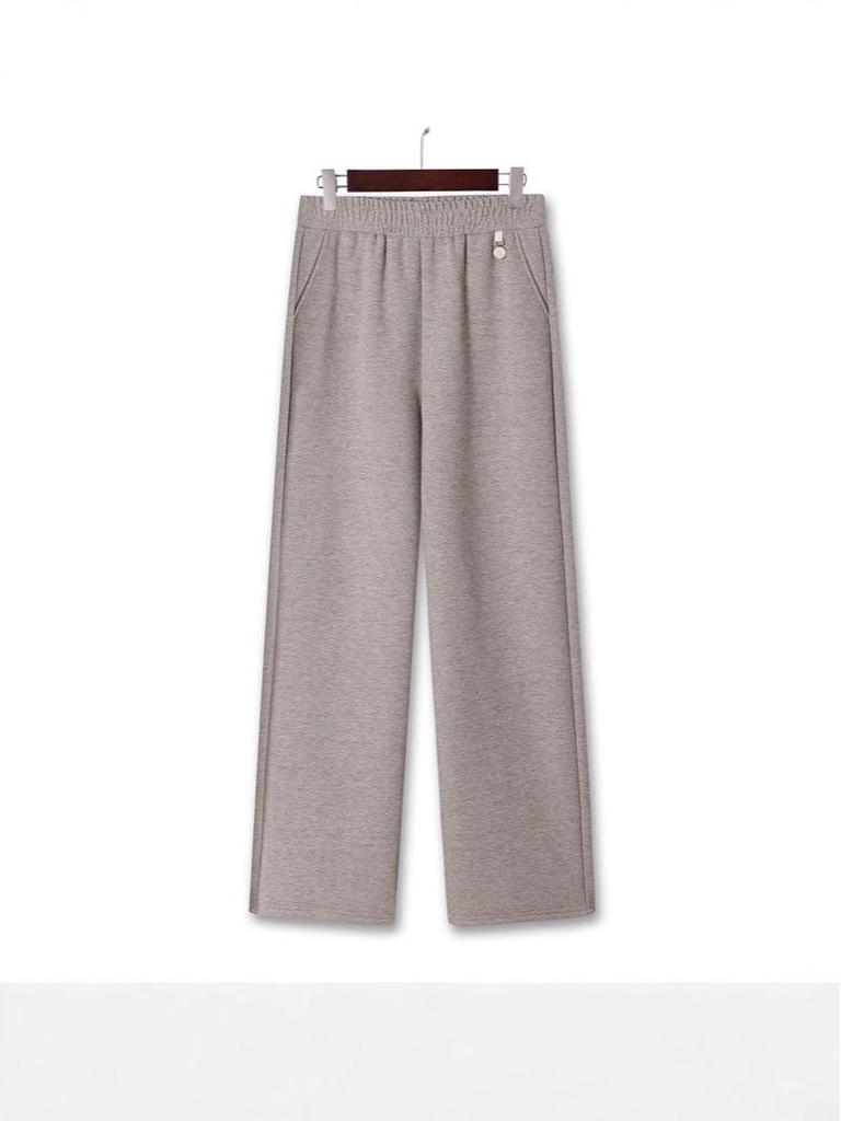 2025 Herbst Elastischer Bund Gerades Bein Freizeithose für Frauen mittleren Alters – Vielseitig, Figurformend Mittelhochtailliert