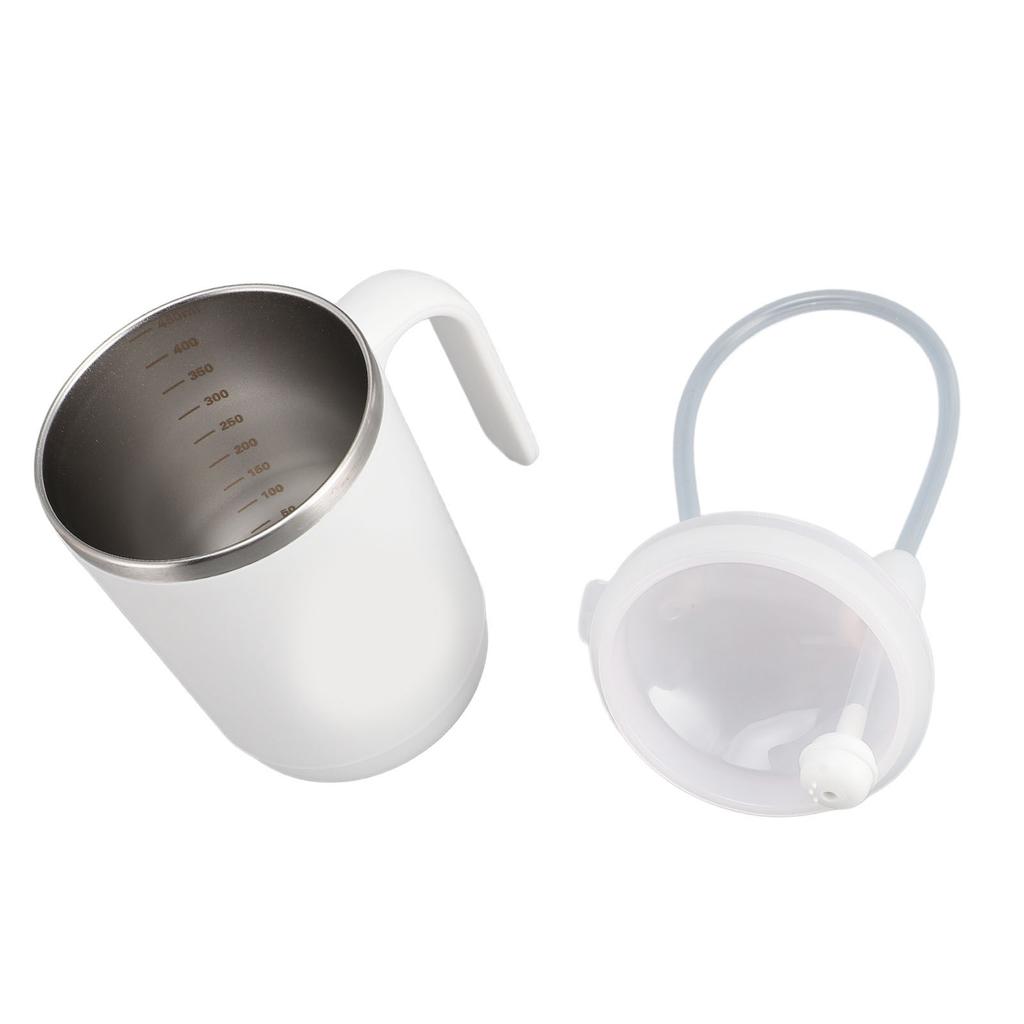 Convalescent Drinking Cup with Straw 450ml 304 Stainless Steel Silicone Rehabilitation Feeding Cup