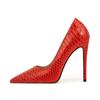 Fashion Fashion Pointed Stone Patterned Women's High-heeled Shoes Spring Autumn European American High Heels Single Shoes Size36-46