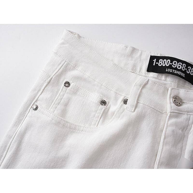 LOSTSHDWS Men's and Women's Spring and Autumn Flared Elastic Jeans Couple Jeans