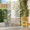 VidaXL Galvanized Steel Fence Panel Galvanized Steel Large Durable 868575