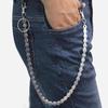 Metal Pants Chain Punk Metal Trousers Chain Hip Hop Style Waist Chain for Men and Women