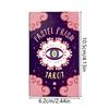Pastel Prism Tarot Cards 78 Pcs Cards Imbued With The Soothing Tones Of A Pink and Sky-blue Color Palette Game Cards