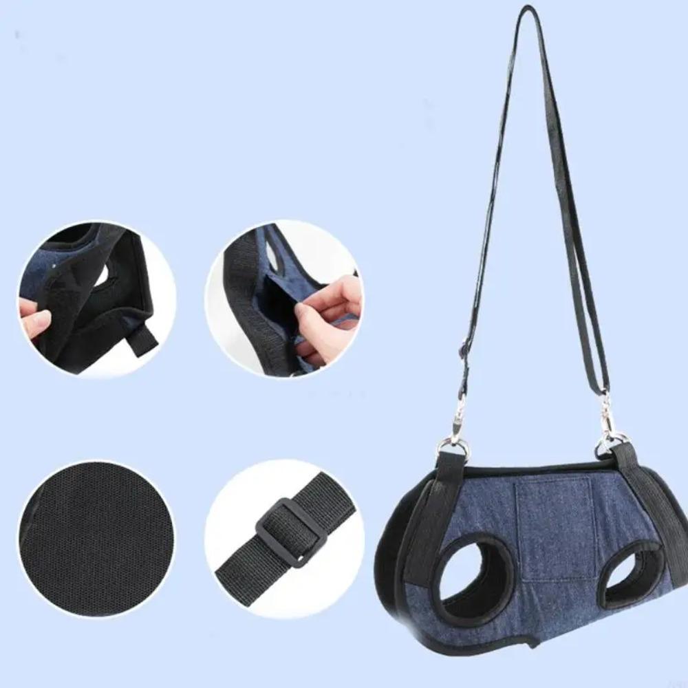 Adjustable Straps Carry Dog Shoulder Bag with Pockets Puppy Sling Carrier  for Dogs Puppy