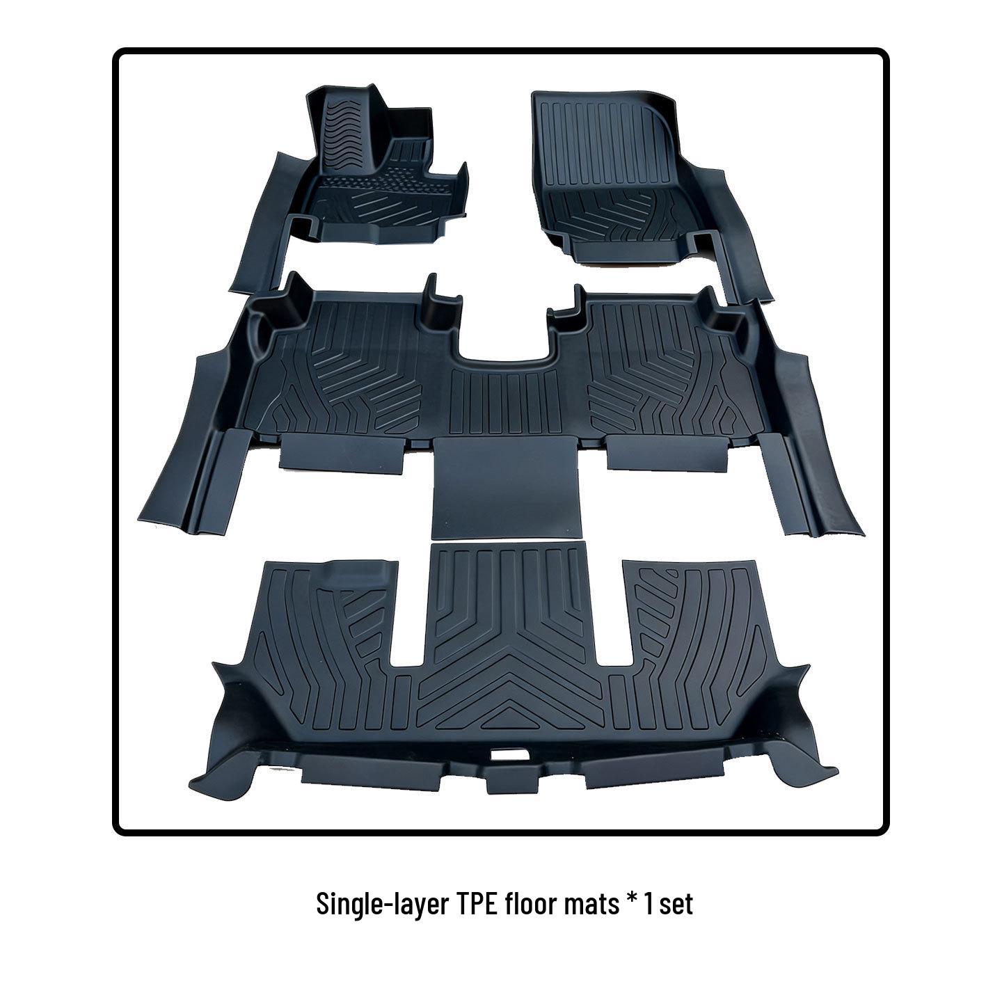 

Eco-Friendly TPE Floor Mats for BYD N8L - Odorless, Wear-Resistant, Double-Layer, Includes Door Sill Protection