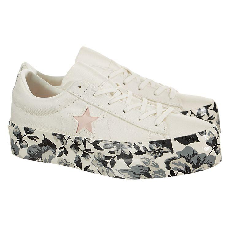 Converse Slip Resistant Durable Low Top Canvas Shoes Women Sneakers White Black Pink 561767C