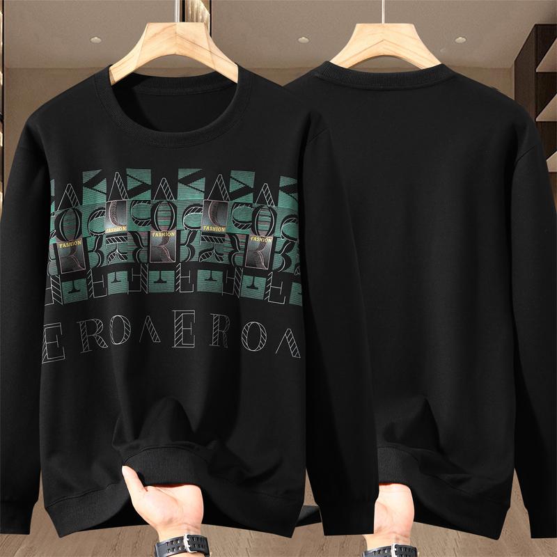 Plus Size 5XL-11XL Fashion Autumn Oversize Sweatshirts for Men Clothes Long Sleeve Tops Casual Men's Pullovers