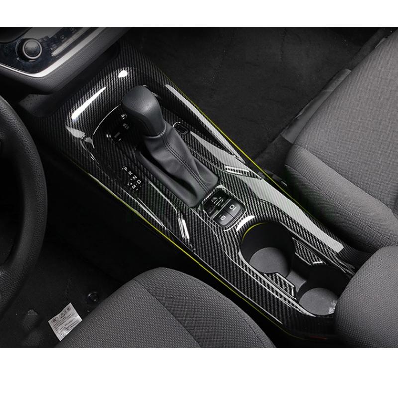 For Toyota Corolla E210 2019 2020 Car Styling ABS Left Car Front Center Console Shifter Cover Trim 1pcs high Low Equipped Only