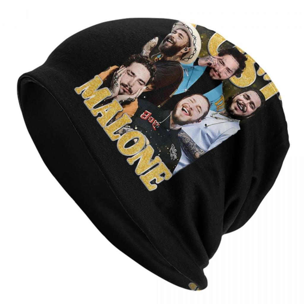 Custom Posts Malones American Popular Rapper Beanies Caps Unisex Women Unisex Outdoor Winter Warm Knitting Hat Adult Bonnet Hats