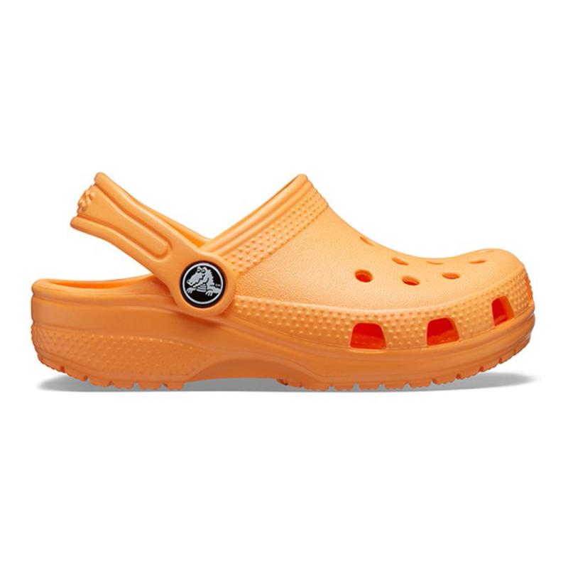 Crocs Classic Clog Beach Children's Hole Sandals Honeydew Orange Children's Style