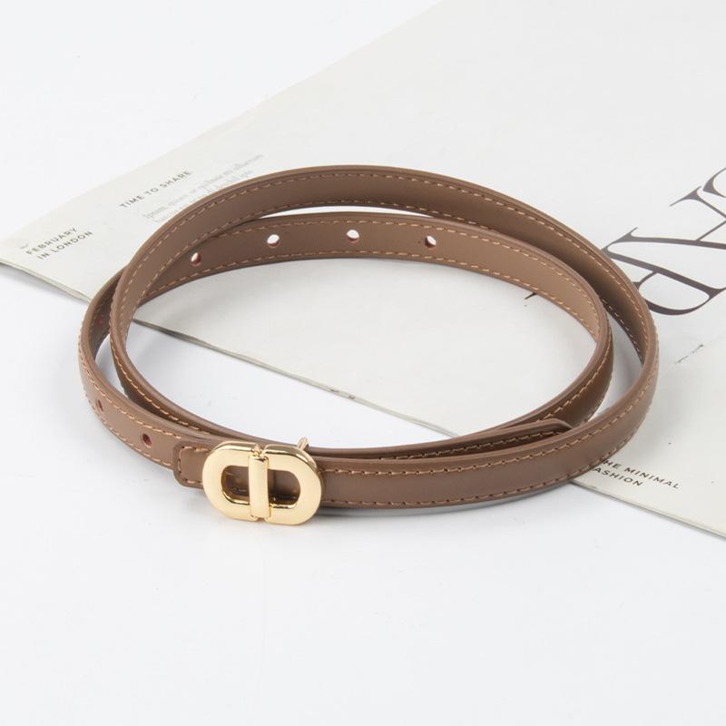 Genuine Leather Women's Belt Cowhide with Casual Pants Jeans Decorative Pants Women's Autumn and Winter Belt