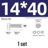 Stainless Steel Hex Bolt and Nut Set