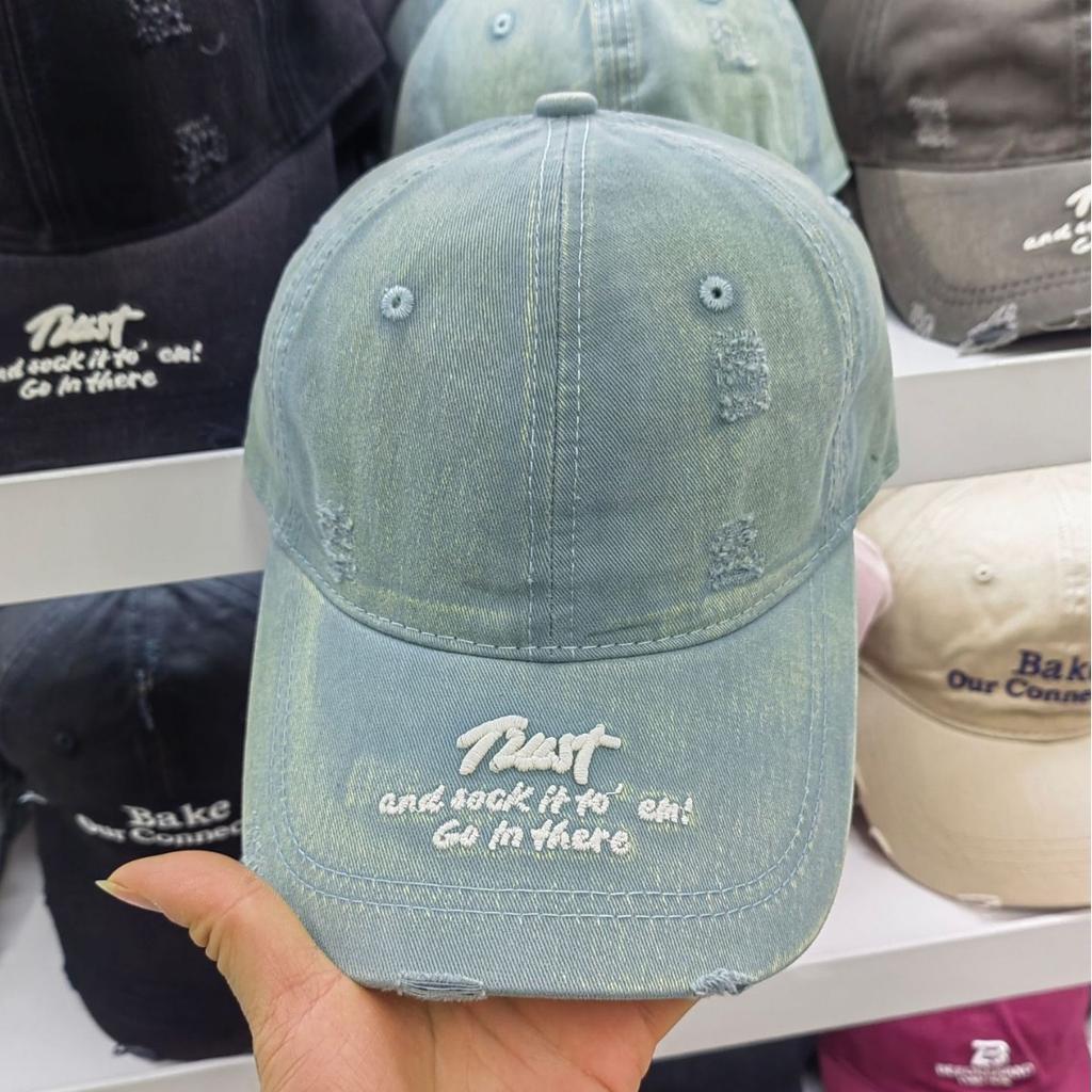 2026New High-quality Embroidered Baseball Cap for Men and Women, Casual Sun Hat, Distressed Duckbill Cap, Suitable for Large Head Sizes, Makes the