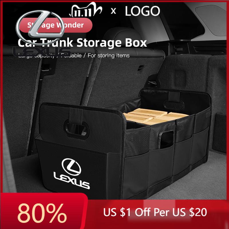2026 Hot Interior Stickers Large Capacity Foldable Car Trunk Storage Box For Lexus F SPORT GS GX IS LS LX CT LC RC LBX NX RX 350