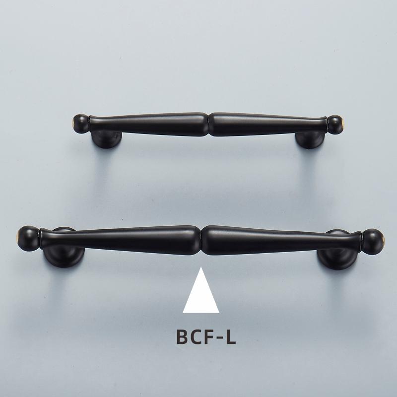 Dooroom Brass Furniture Handles Wardrobe Dresser Cupboard Cabinet Drawer Knob Black Bronze Gold American Pastoral European Pull