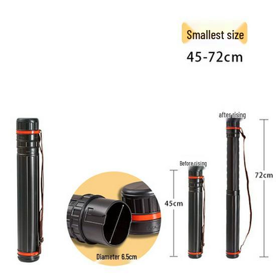 Retractable PVC Tube for Paintings & Posters with Moisture-Proof Storage and Zip Ties