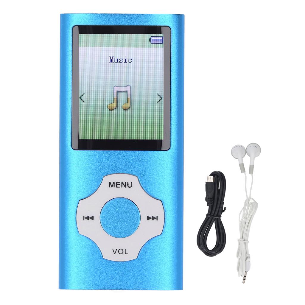 MP3 MP4 Musikplayer mit 68 GB Speicherkartenunterstützung 128 GB 1,8 Zoll Digitalanzeige E-Book-Reader Sprechen