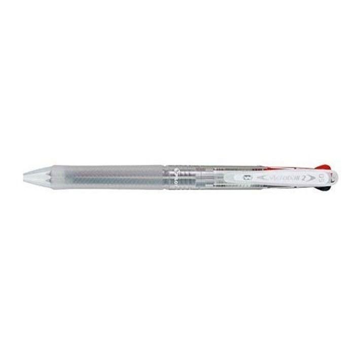 Pilot Acroball 2 Two-Color Ballpoint Pen, Extra Fine, Non-Color, BKAB-30EF-NCC (10-Pack), Black