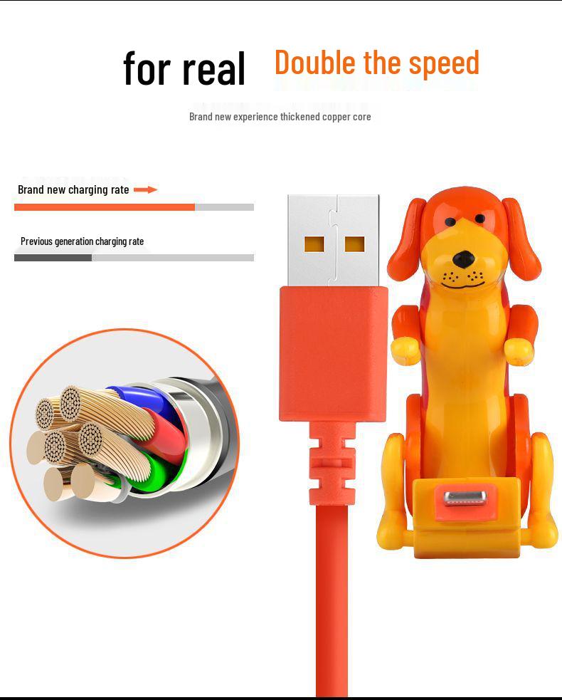 Rogue Dog Creative Sport Puppy Charging Cable for Mobile Phones