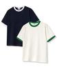 Neseupaseutyudio Essen Ringer Loose Fit Short Sleeve T-Shirt 4 Colors [Nsse_4501]