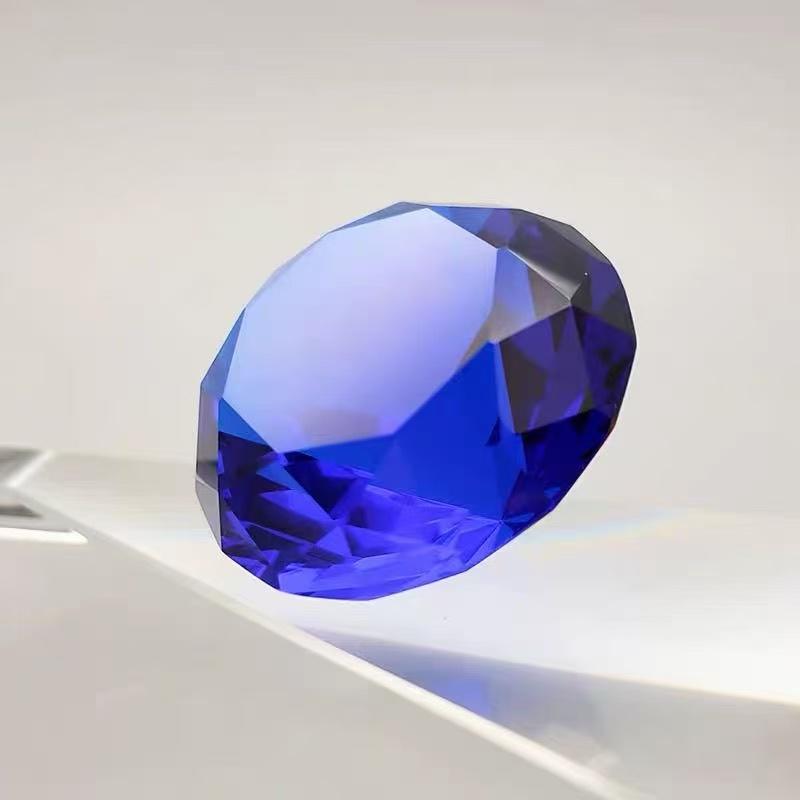 10 pezzi Diamante di Cristallo Multicolore Decorazioni per la Casa Decorazioni per Matrimoni per Festa di Compleanno per Bambini Tavola, Fermacarte a Forma di Diamante