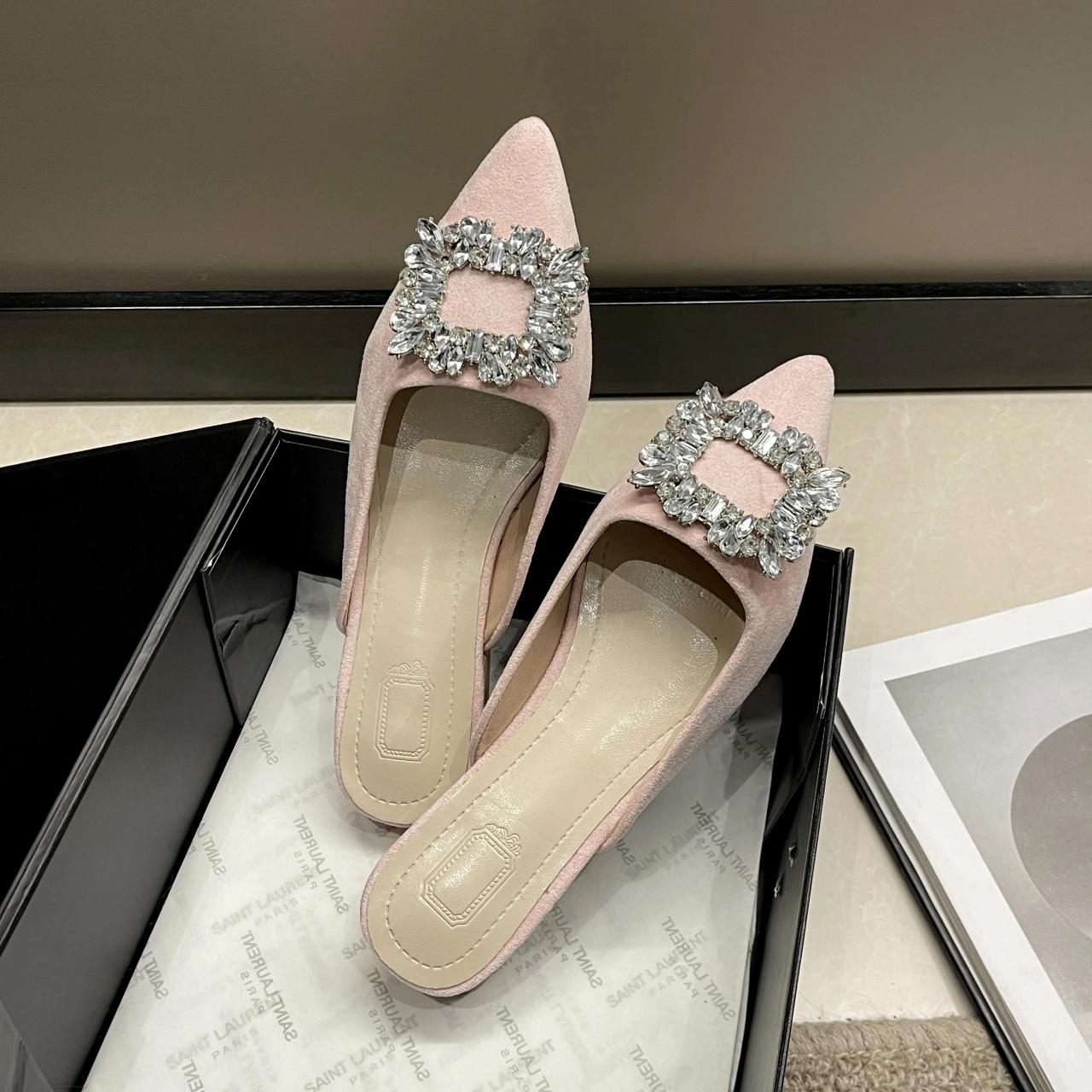 

Fashion New Women s Shoes New Women s High Heels Fashion Wedding Pump Women Rhinestone Pointed Toe Sandals Ladies 35