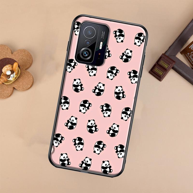 Cute Panda For POCO X5 X4 X3 F5 Pro M4 M5s F3 F4 GT C40 Phone Case For Xiaomi 12T 11T 13 Pro 12 Lite