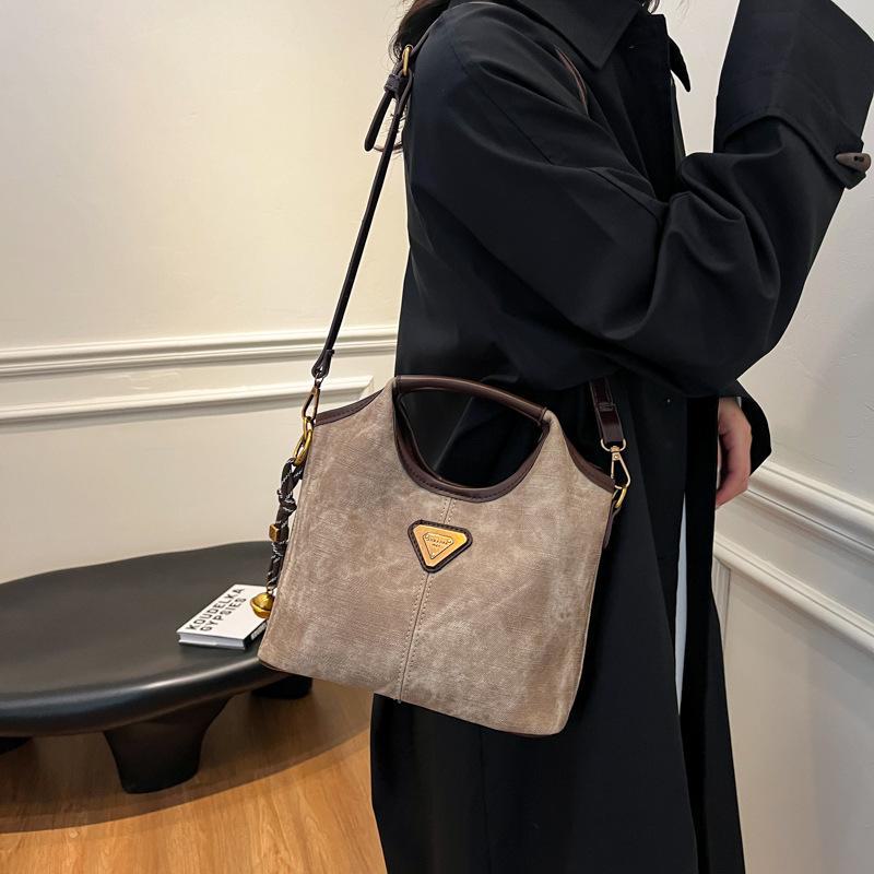 2024 Women's Trendy Cross-Border Tote Bag - Autumn/Winter All-Match Handbag, Commuter Shoulder & Messenger Bag