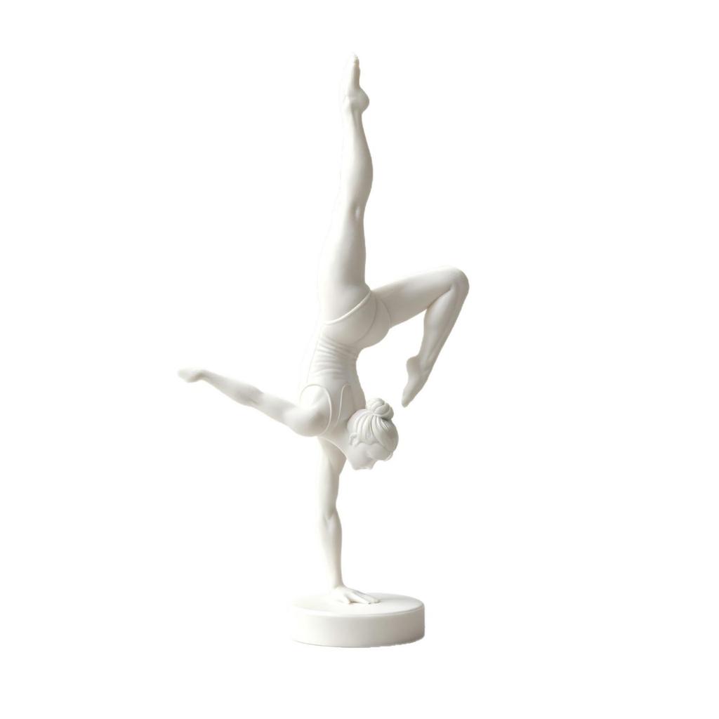 3D-gedrucktes Ballettänzer-Ornament zum Ausbalancieren - Moderne Artistische Gymnastik Schreibtischskulptur