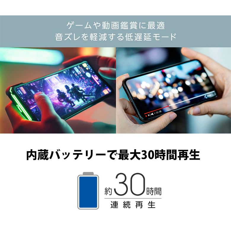 Green House Wireless Low Reduced Sound Pink Headphones, Latency, AAC, Built-in Microphone, ANC, Bluetooth, Delay, (GH-HPBB-PK)