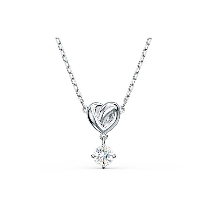 

Swarovski Lifelong Heart Pendant Necklace Women necklaces White 5517928 Box (Random Color)