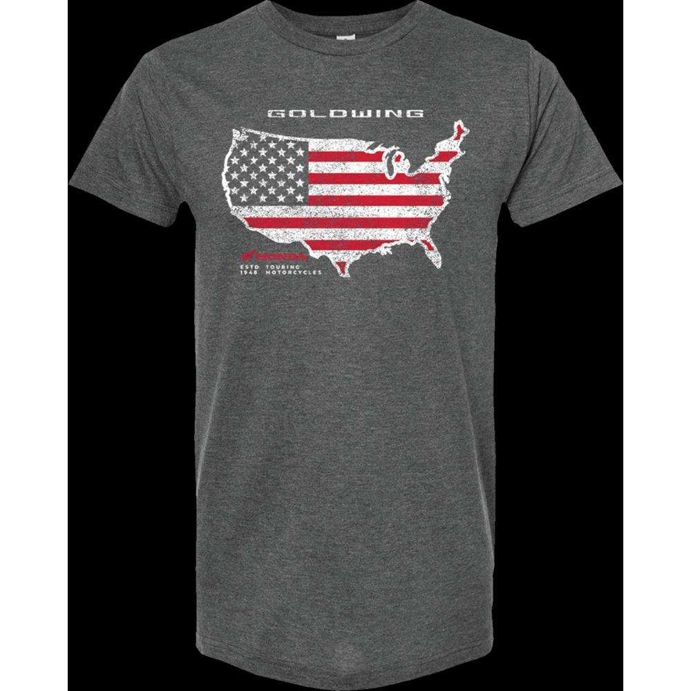

Honda Mens and Womens Tshirt Summer Brand Cotton Tee Honda America Outline Shortsleeved Spring Autumn Motorcycle Cycling Top 4XL