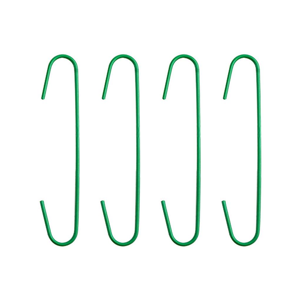 100pcs Christmas Ornament Hooks Metal C-Shaped Hook Holder Christmas Tree Ball Pendant Hanging Decoration for New Year